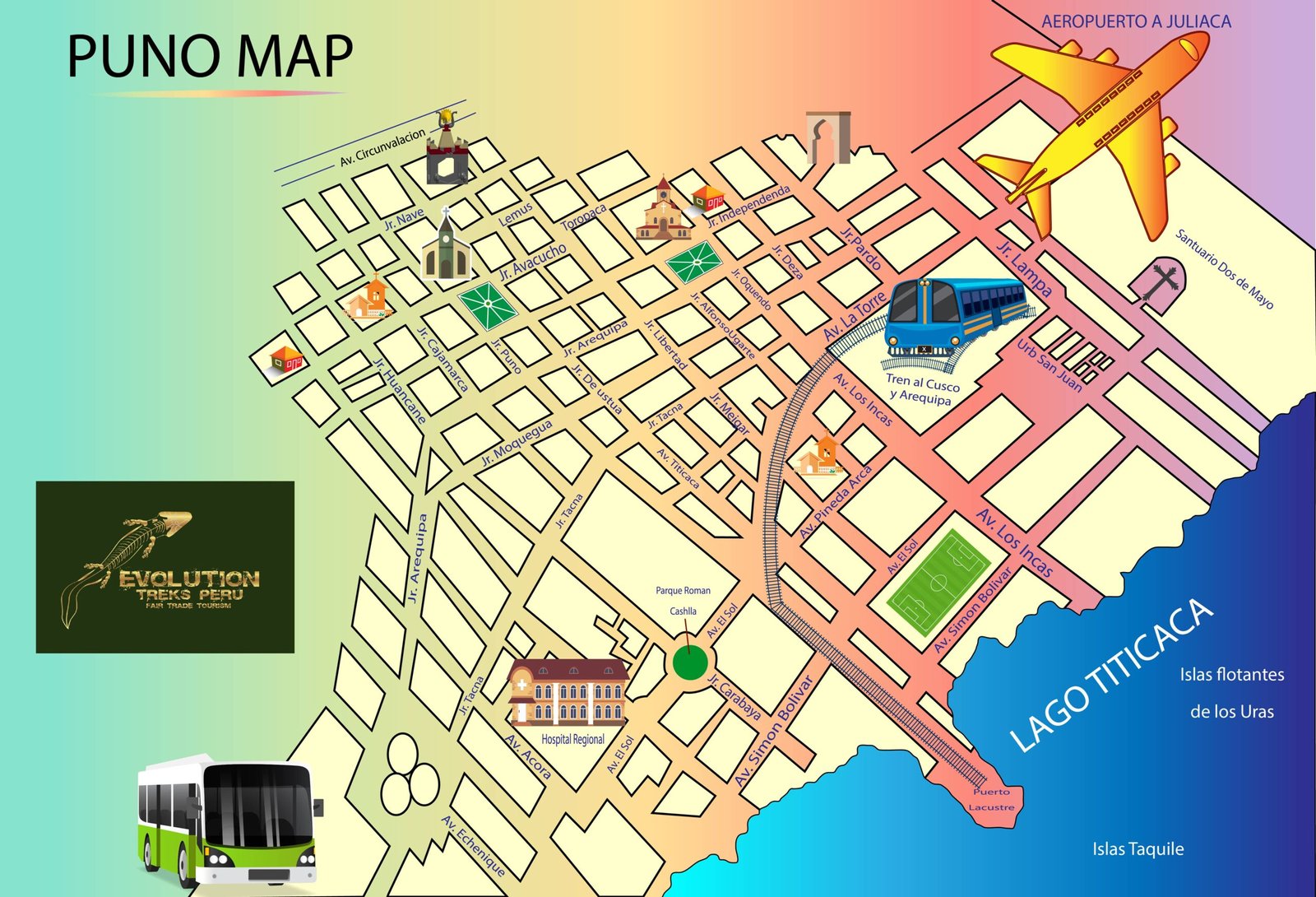 Puno Map (1) Puno Map